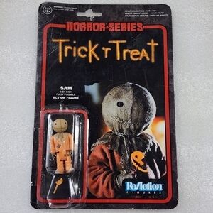 FUNKO REACTION action figure TRICK 'R TREAT Cult Horror Halloween Movie SAM